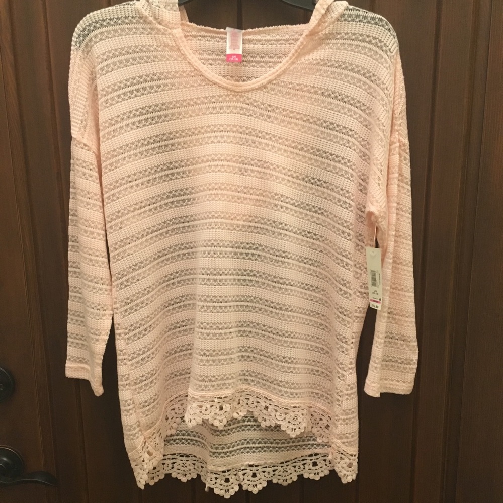 No Boundaries Crochet Hoodie